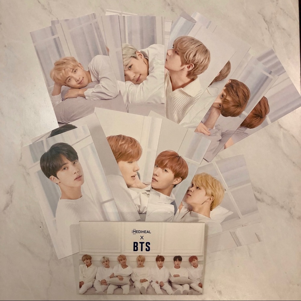 BTS x Mediheal photocards